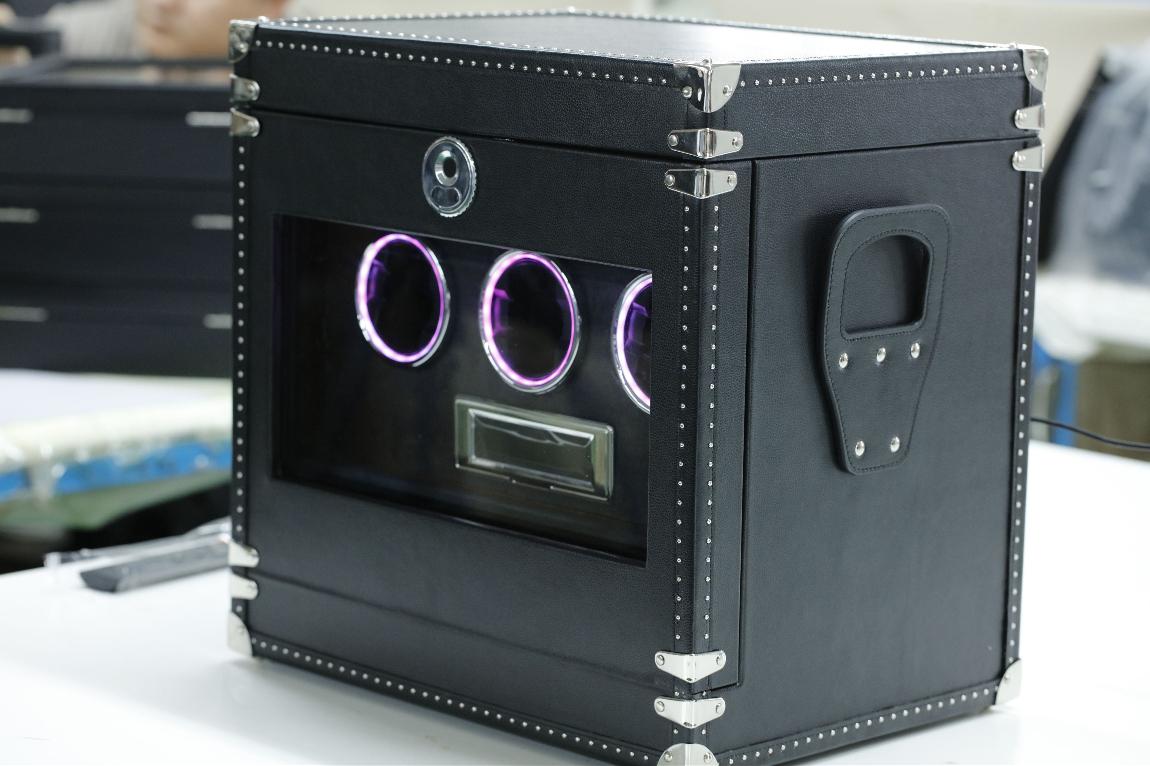 Coffre de salon - Noir Obsidienne