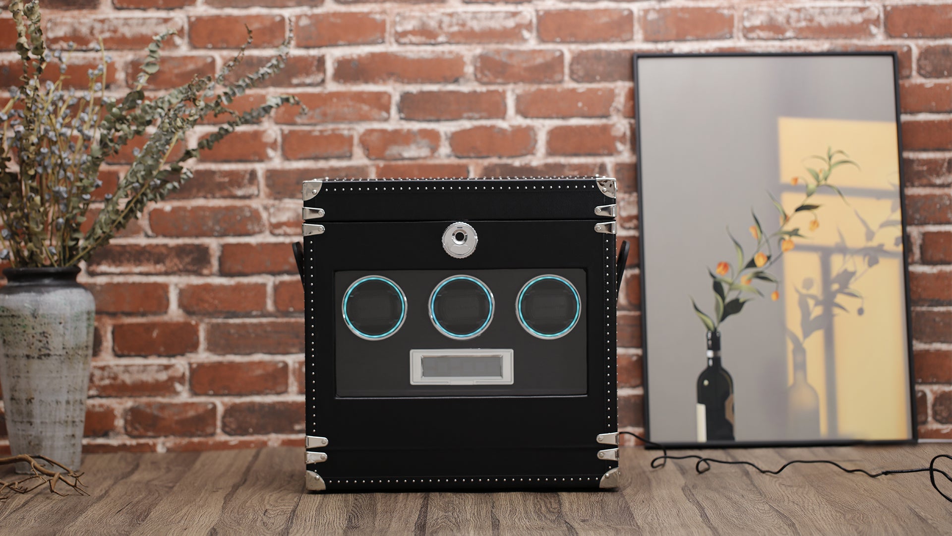 Coffre de salon - Noir Obsidienne