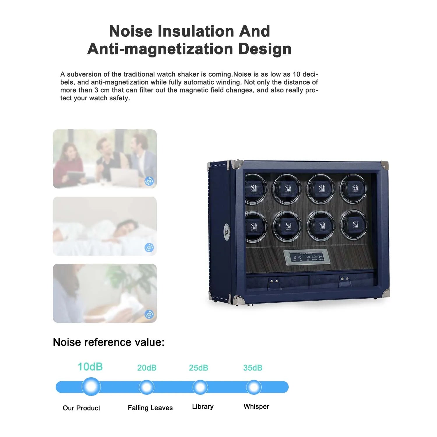 Remontoir Valise Octuor Bleu