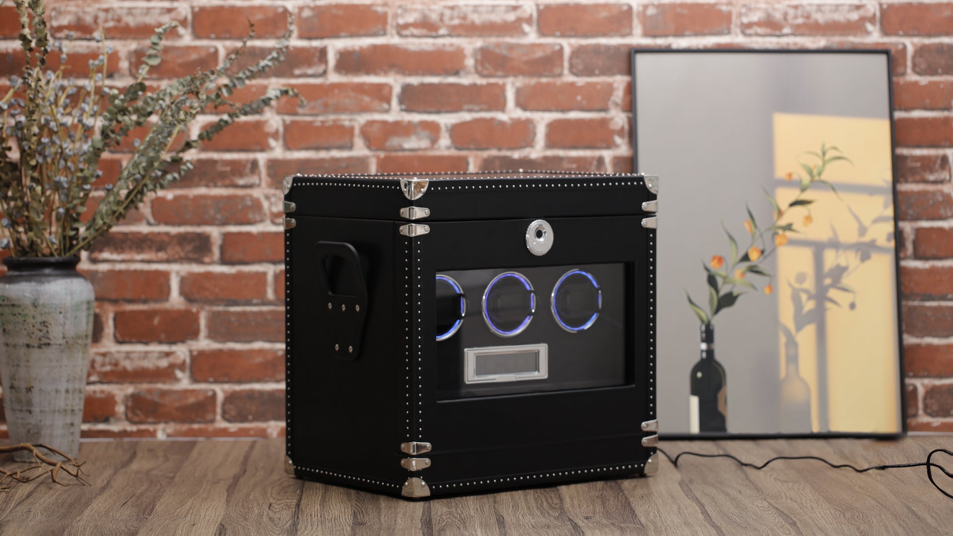 Coffre de salon - Noir Obsidienne