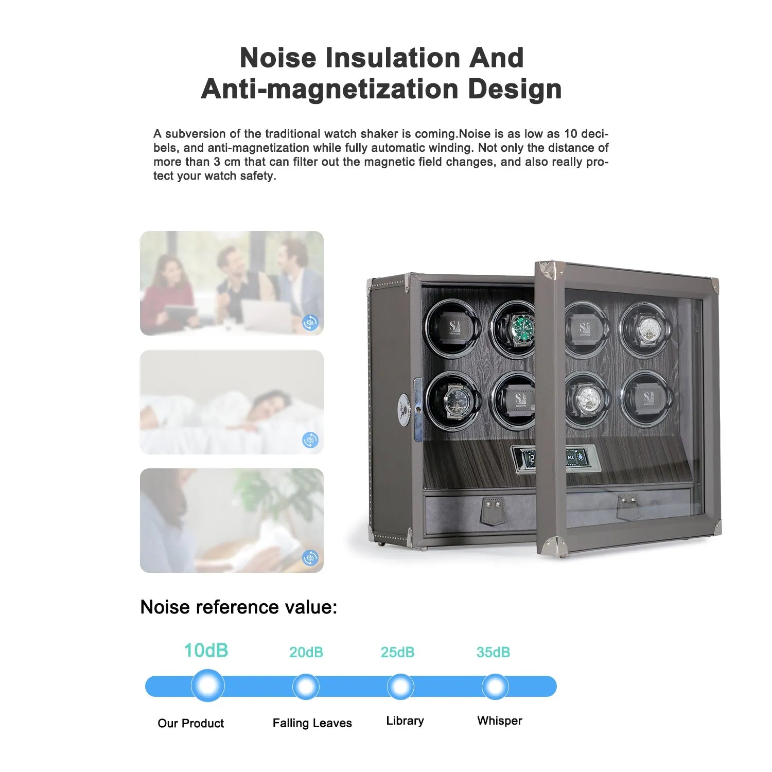 Remontoir Valise Octuor Gris